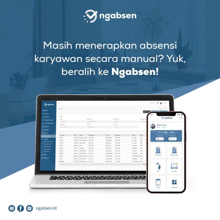 ngabsen.id - Presensi modern simpel paling lengkap dan murah